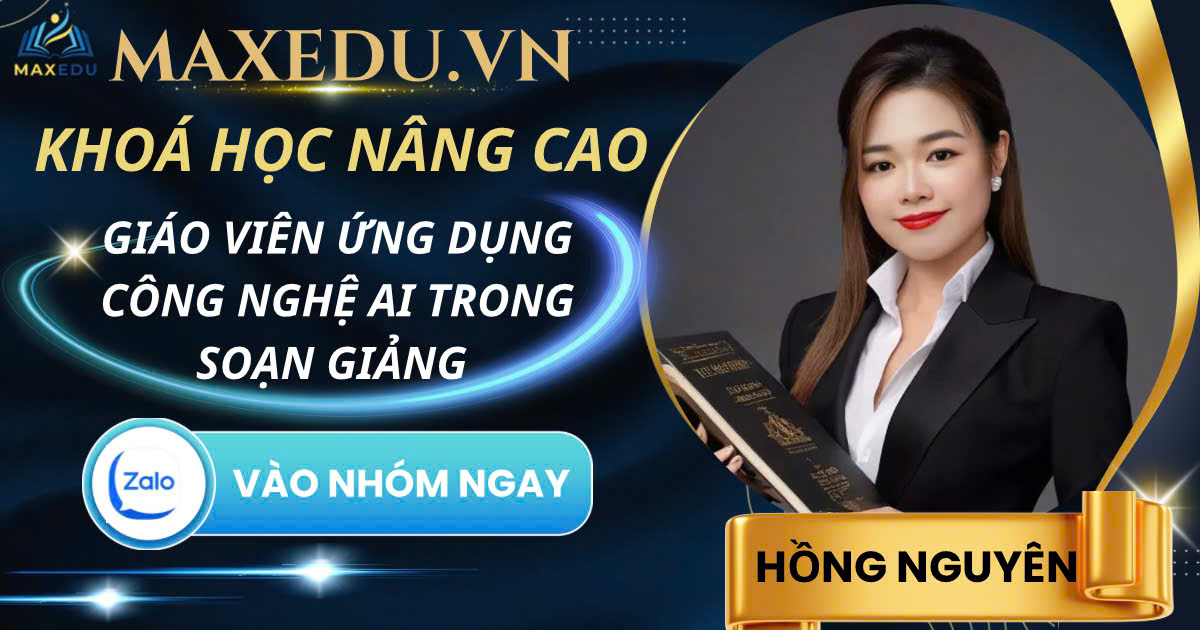 BANNER KHOÁ HỌC GIÁO VIÊN ỨNG DỤNG AI TRONG SOẠN GIẢNG